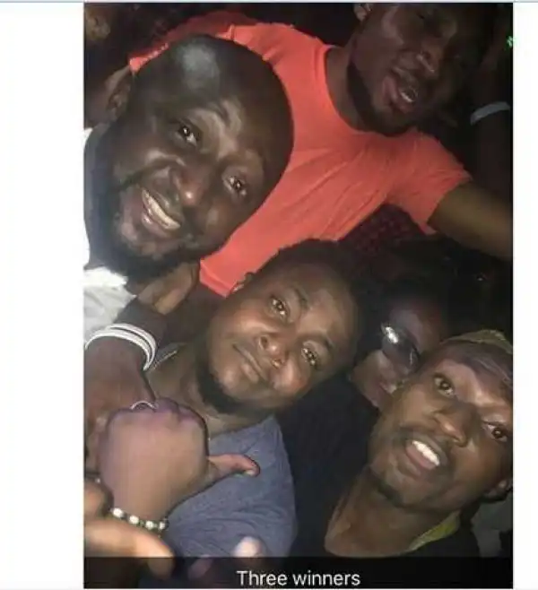Big Brother Winners, Efe, Katung Aduwak & Kevin Chuwang All Pictured Together